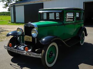 1929 Chevrolet 4 Door Sedan Original Car with Many Improvements