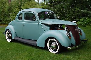 1937 Ford Coupe All Steel with 270 Dodge Hemi Engine Reserve Lowered