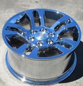 Set of New 4 2014 18" Factory Avalanche Silverado Tahoe Chrome Rims Wheels