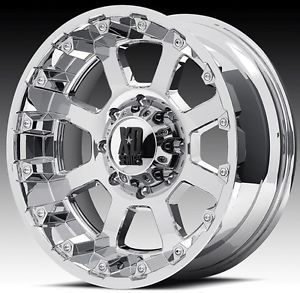 17 inch 17x9 XD Chrome Wheels Rims 6x5 5 6x139 7 Silverado Suburban Sierra Axiom