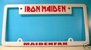 Iron Maiden License Plate Frame Maidenfan Nice