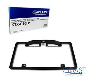 Alpine KTX C10LP Rear License Frame Plate Kit for Rear View Camera