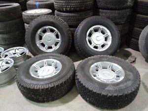 FACTORY17X8 5" Hummer H2 Aluminum Wheels 8x6 5 BFGoodrich A T Tires 315 70R17