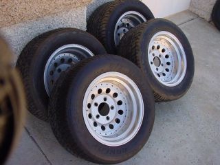 Centerline Outlaw 10”x15” Wheels Wide Dunlop G T 295x60x15” Tires