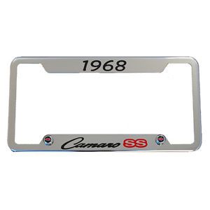 1968 Chevrolet Camaro SS Chrome License Plate Frame Made in USA