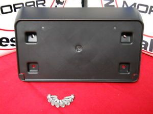 Dodge Challenger 2008 2010 Front Bumper License Plate Bracket Frame Holder Mopar