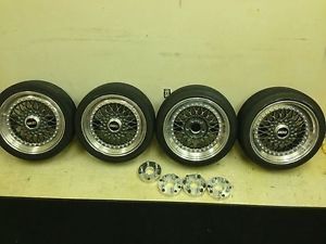 BBs RS Rims Wheels Set E30 VW Golf Jetta BMW Mercedes 16x9 8 4x100 5x114