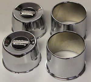 4 Blems American Racing Wheels Center Caps 6 Lug Chevy Toyota Truck Short 4WD