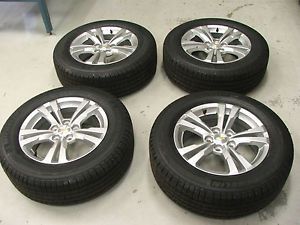 2010 2013 Chevy Equinox Wheels and Tires 9597708 17x7 Silver Aluminum