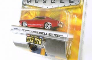 1969 69 Chevy Chevelle SS Bigtime Muscle Dub City Jada Toys Red CLTR 020