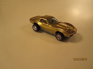 1969 Hot Wheels Red Line Custom Corvette Gold