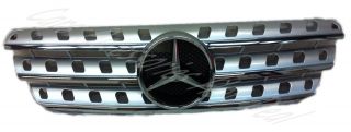 Mercedes ml W163 Front Grille Chrome Fits All ml from 1998 to 2005