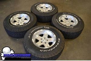 15" Jeep Wrangler Grand Cherokee Factory Wheels Rims BFGoodrich Tires
