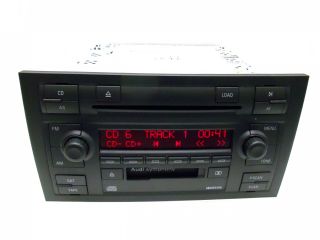 Audi A4 A 4 Symphony Radio Stereo 6 Disc Changer CD Tape Cassette Player SAT