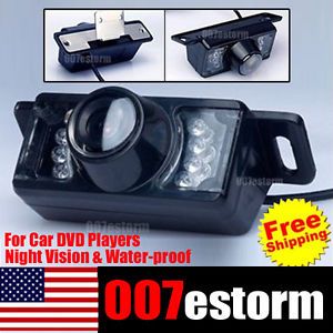 HD Car Rear View Camera Waterproof Night Vision Backup Camera for Car DVD Player
