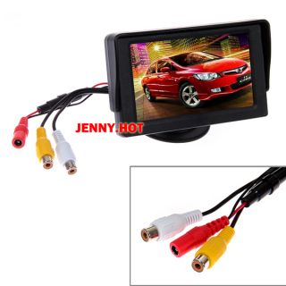 4 3 inch Color TFT LCD Rear View Monitor for Car Reverse Backup Camera