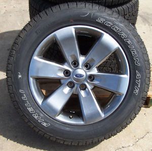 2010 2012 Ford F150 20" Alloy Wheels with Pirelli Scorpion Tires Set of 4 New
