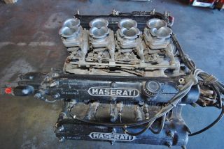 Maserati Quattroporte III Engine Motor Am 107 23 49 4 9 L Weber Carbs V8