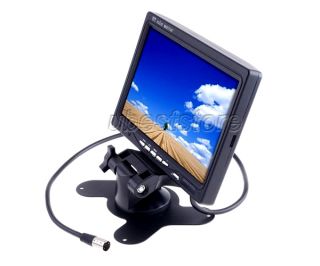 7" TFT LCD Screen Car Headrest TV Monitor Remote Control 2 Video Input DVD Video
