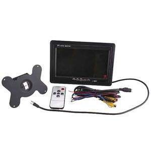 7inch TFT LCD Color Car Rearview Mirror Monitor Remote Control Low Power Energy