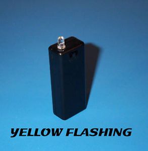 Fake Car Alarm LED Light Yellow Blinking AAA Battery