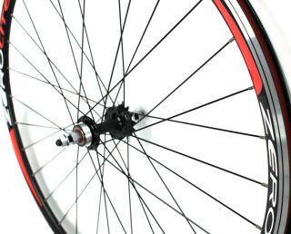 Vuelta Zerolite Pro SEALED Track 700c Wheelset Black Fixed Gear Fixie Wheels New