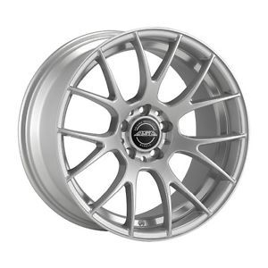 ASA GT5 Silver 18" 18x8 5x112 Wheels Rims VW Volkswagen Audi Set of 4