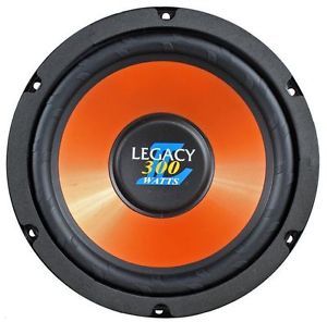 Legacy LWF8X 8" 300 Watt Peak and 150 Watts RMS Car Audio Subwoofer Sub