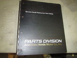 1988 1991 Honda Civic Wagon Wagovan Factory Parts Catalog 2WD 4WD