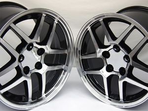 Mirror Black Corvette Z06 Wheels 17x9 5 18x10 5 ZO6 Camaro Rims 17 18 Inch