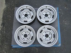 '68 69 Chevy Nova Camaro Chevelle Rally Wheels 14x6 Ralley Rims RARE
