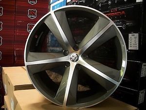 Dodge Charger Magnum Challenger 22" Comp Gray Wheels Chrysler 300 C 300C Rims