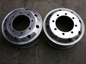 19 5 Ford Superduty Pickupalcoa Wheels Rims Front Dually Polish