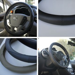Circle Cool 57001 New Steering Wheel Cover Black Leather Fiat Wrap Car BMW Audi