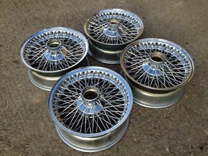 New Old Stock Jaguar Etype Wire Wheels 15" x 6"