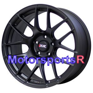 18 18x8 75 XXR 530 Flat Black Concave Wheels Rims 5x100 2013 13 Subaru BRZ WRX