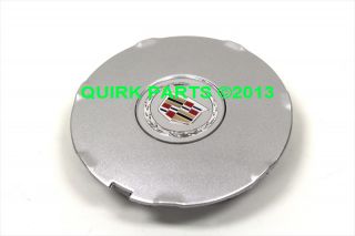 2008 2009 Cadillac cts Silver Painted Crest Wreath Wheel Center Cap New