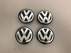 New VW Volkswagen Set of 4 Center Wheel Wheels Rim Rims Hub Cap 65mm Hubs