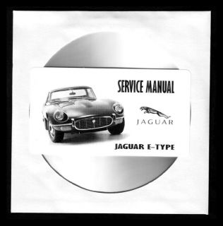 Jaguar E Type All Models 1961 74 Workshop Repair Service Manual Parts