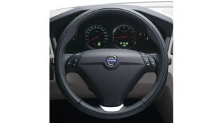 Leather Aluminum Sport Steering Wheel w O RTI Volvo S80 S60 XC90 30664415