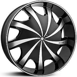 24" Wheels Tires Rims Starr 569 B Saab Saturn Toyota Volkswagen Volvo Infiniti