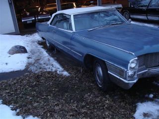 1965 Cadillac Convertible Coupe DeVille w 40K Actual Parts or Project Car