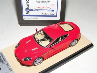 1 43 Tecnomodel Aston Martin DBS in Bright Red with Silver Wheel Limited 20 Pcs