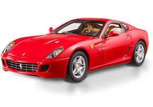 Ferrari 599 GTB Fiorano Red Hot Wheels Elite 1 18 New in Box Hard to Find