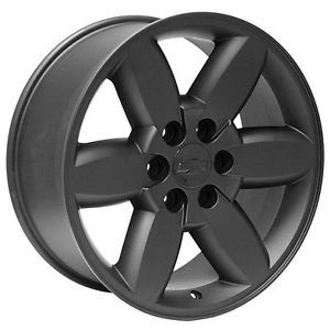 20" inch Black Chevy Silverado Suburban Tahoe Avalanche Wheels Rims