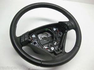 05 Volvo S60 Steering Wheel Factory Black Leather 08666887