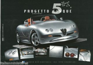 Zender Progetto Alfa Romeo Spider Leaflet 1995 x 2