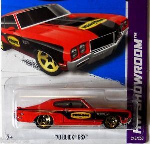 Hot Wheels 2013 HW Showroom '70 Buick GSX Red F G Cases