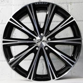 18" Seat Ibiza 2008 2011 Models Zito CRS Polished Alloy Wheels 5x100