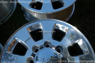 2012 GMC SIERRA18" Polished Wheels Chevy Silverado 2500 3500 Factory